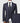 Men's Windowpane Check Three Piece Suit