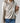 Women's Long Sleeve Satin Blouse | Cross Front