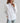 Women’s Summer Polo Blouse with Button-Up Front and Ruffle Trim